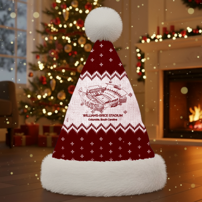 Personalized Williams-Brice Stadium Santa Hat, A Perfect Christmas Gift For Family - Limited Edition