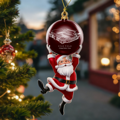 Personalized Kyle Field Stadium Christmas Acrylic Decorations, A Gift For Fans - Limited Edition