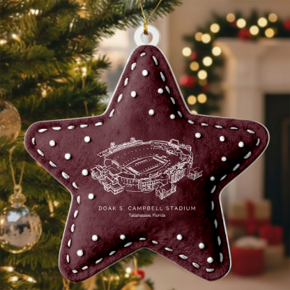Custom Doak S. Campbell Stadium Christmas Acrylic Ornament Gift For Family Member - Limited Edition
