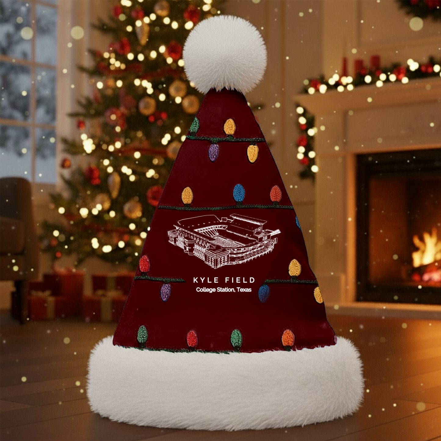 Personalized Kyle Field Stadium Santa Hat, A Perfect Christmas Gift For Family - Limited Edition
