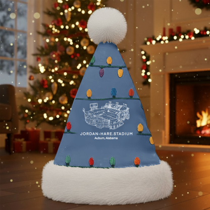 Personalized Jordan-Hare Stadium Santa Hat, A Perfect Christmas Gift For Family - Limited Edition