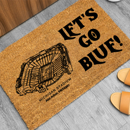 Custom Michigan Stadium Floor Mat