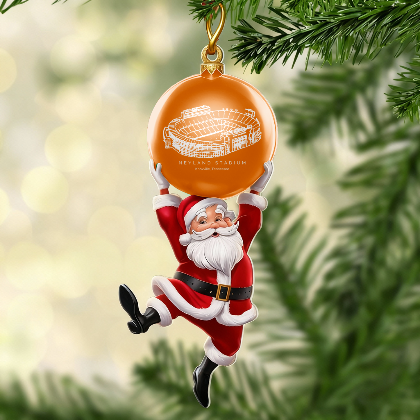 Personalized Neyland Stadium Christmas Acrylic Decorations, A Gift For Fans - Limited Edition