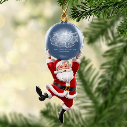 Personalized Jordan-Hare Stadium Christmas Acrylic Decorations, A Gift For Fans - Limited Edition