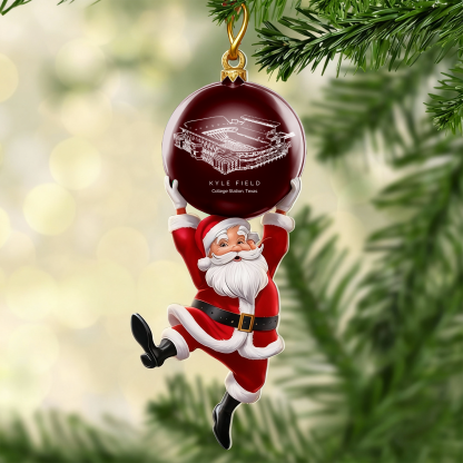 Personalized Kyle Field Stadium Christmas Acrylic Decorations, A Gift For Fans - Limited Edition