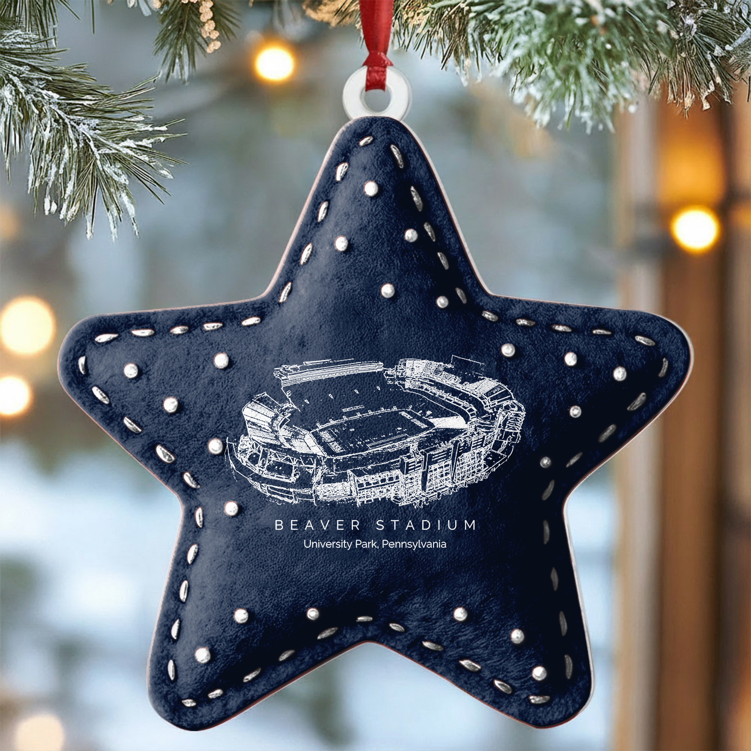 Custom Beaver Stadium Christmas Acrylic Ornament Gift For Family Member - Limited Edition