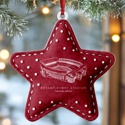 Custom Bryant-Denny Stadium Christmas Acrylic Ornament Gift For Family Member - Limited Edition