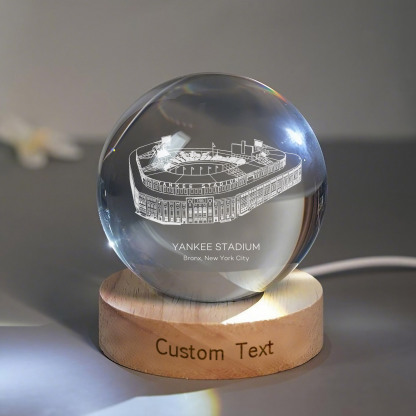 YANKEE Stadium 3D Spherical Crystal Lamp
