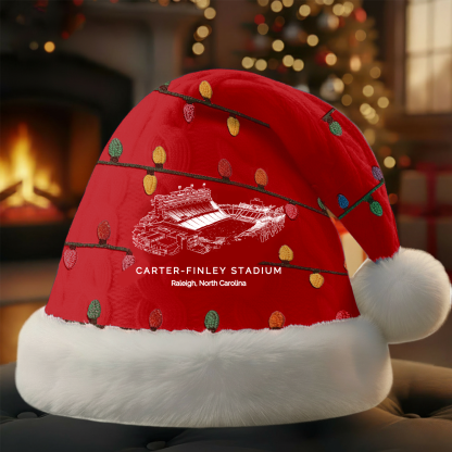 Personalized Carter–Finley Stadium Santa Hat, A Perfect Christmas Gift For Family - Limited Edition