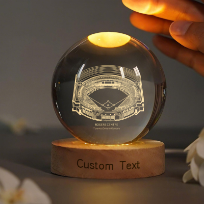 ROGERS CENTRE Stadium 3D Spherical Crystal Lamp