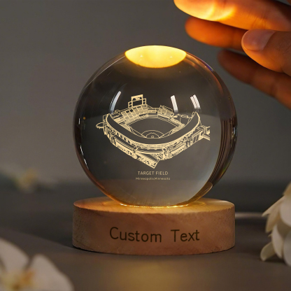 TARGET FIELD Stadium 3D Spherical Crystal Lamp