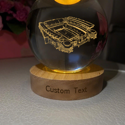 Acrisure Stadium 3D Spherical Crystal Lamp