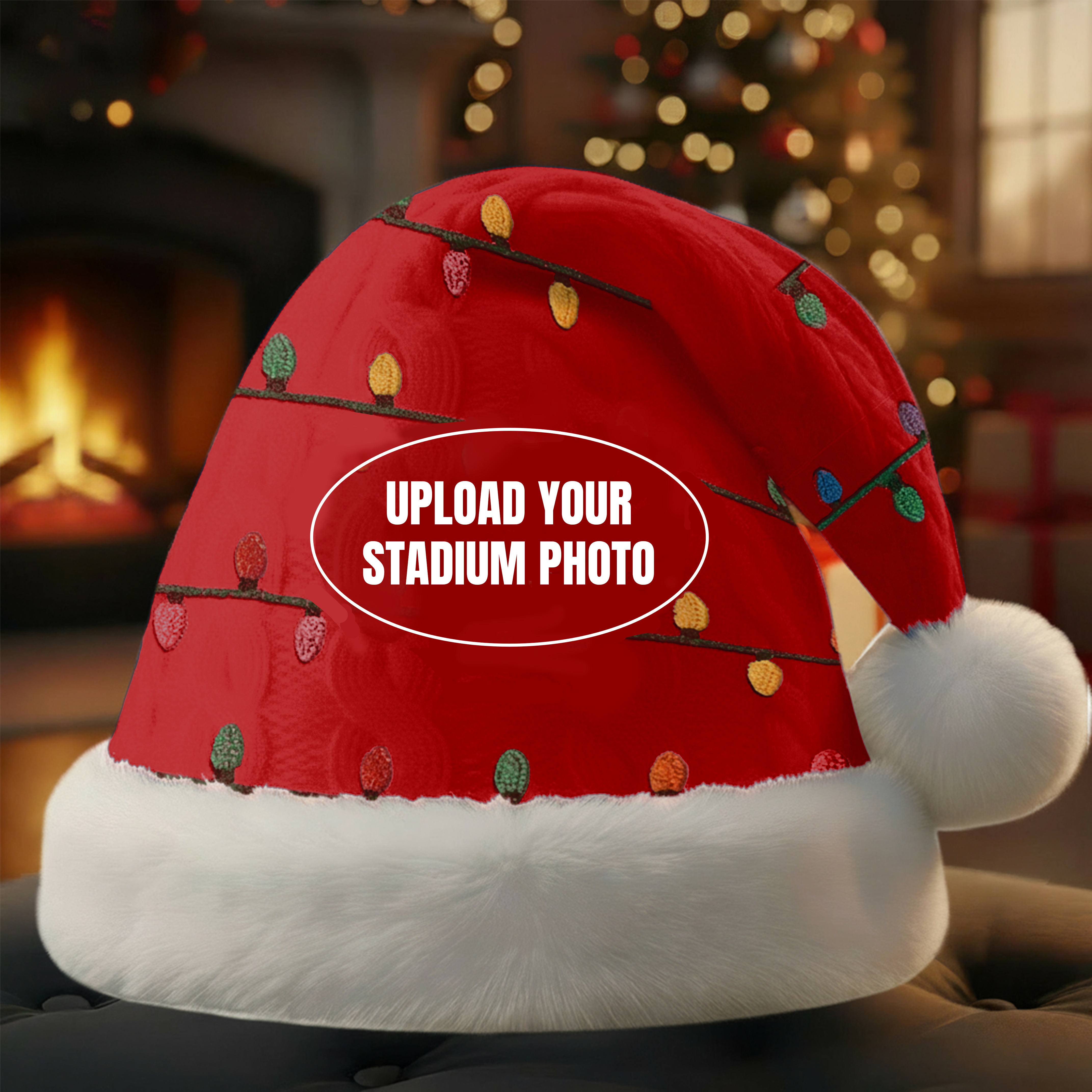 Custom Stadium Santa Hat, A Perfect Christmas Gift For Family - Limited Edition