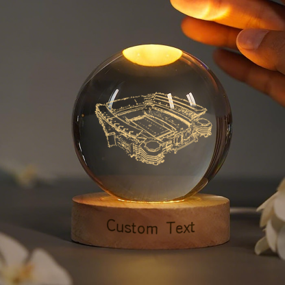 Acrisure Stadium 3D Spherical Crystal Lamp
