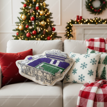 Bill Snyder Stadium Plush Pillow