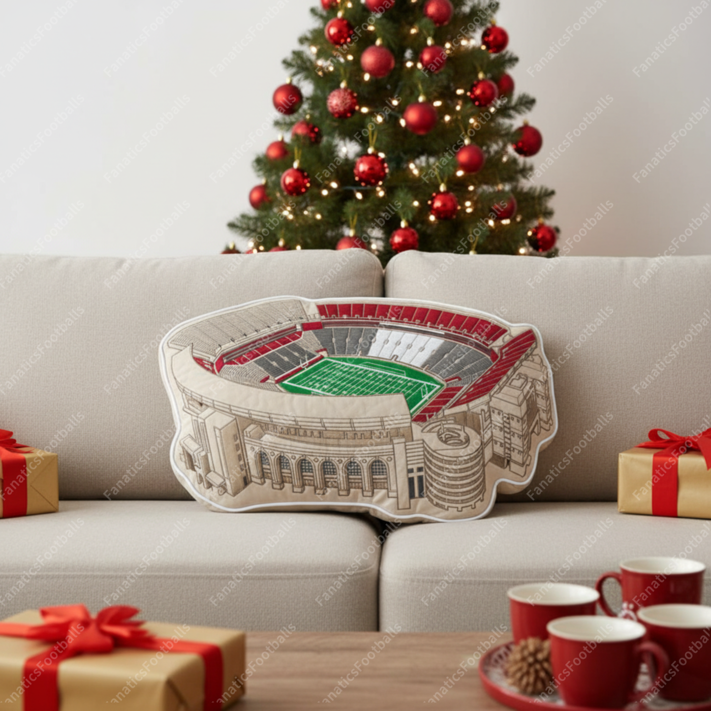 Bryant-Denny Stadium Pillow