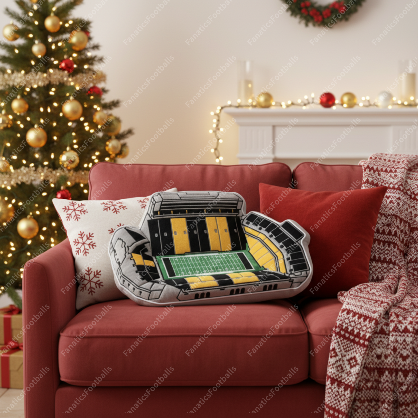 Kinnick Stadium Pillow