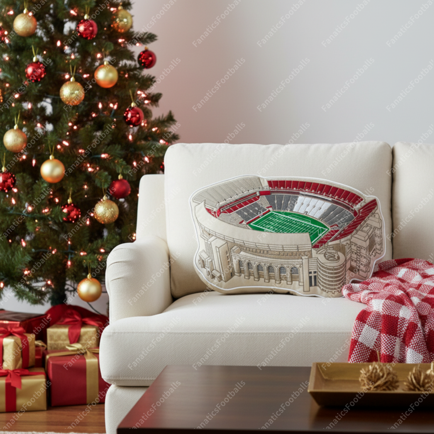 Bryant-Denny Stadium Pillow