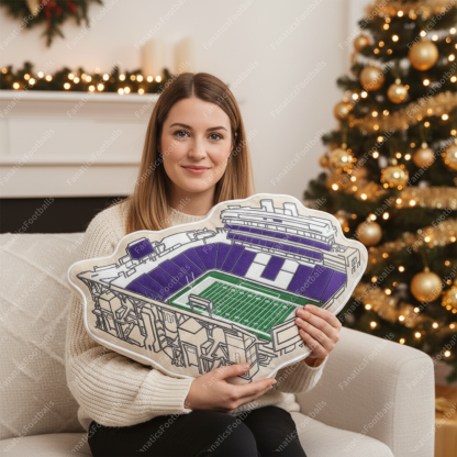 Bill Snyder Stadium Plush Pillow
