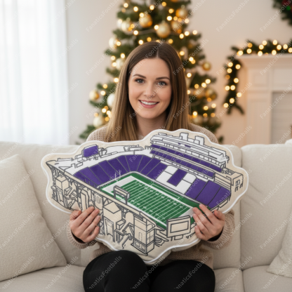 Bill Snyder Stadium Plush Pillow