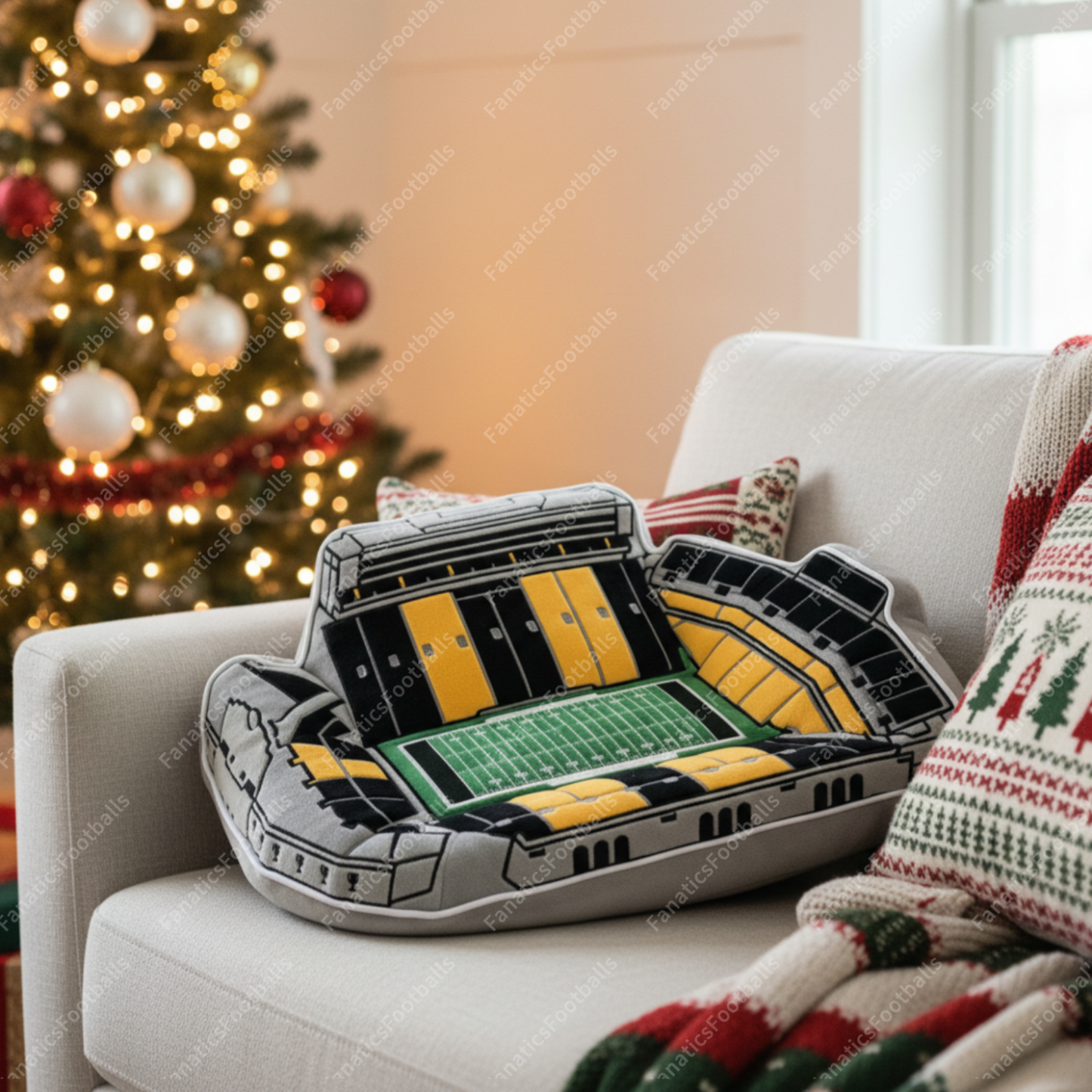 Kinnick Stadium Pillow