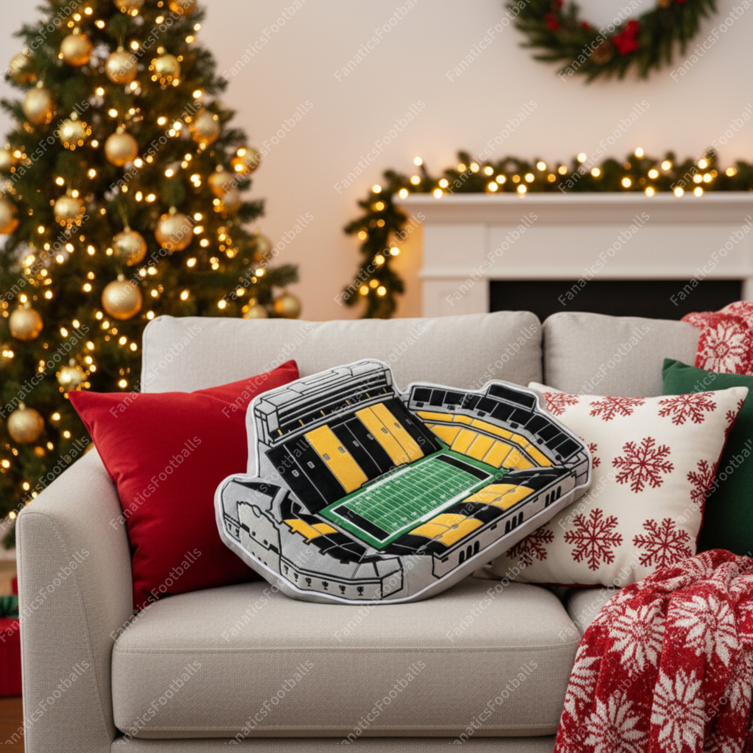 Kinnick Stadium Pillow