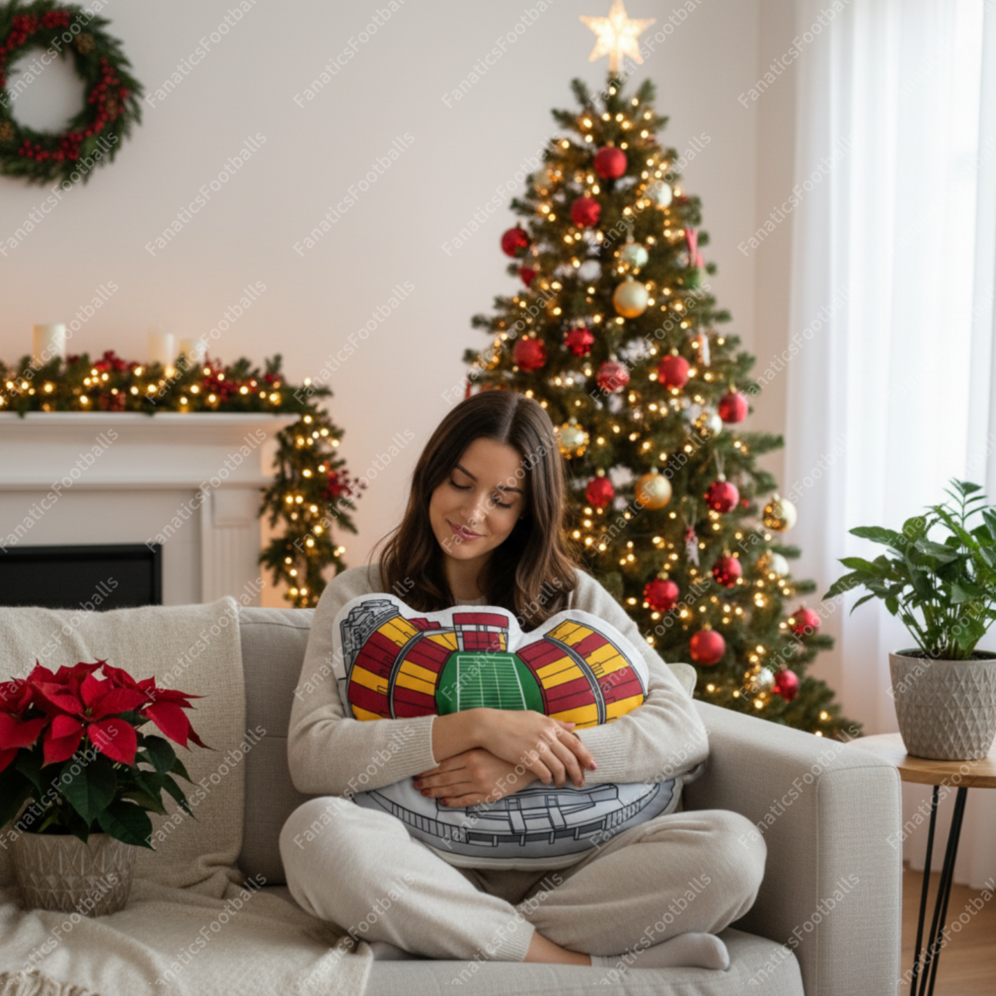Jack Trice Stadium Pillow