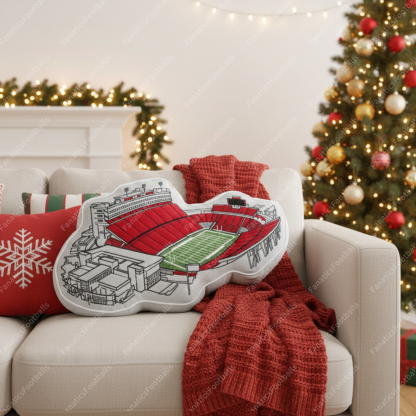 Carter-Finley Stadium Plush Pillow