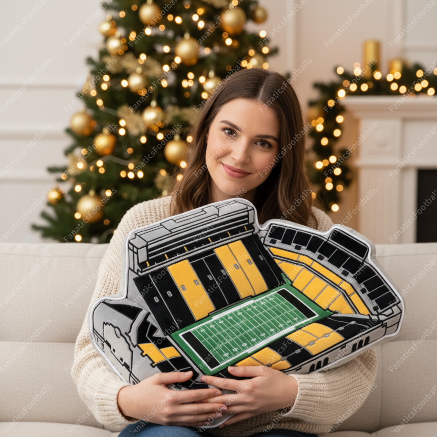 Kinnick Stadium Pillow
