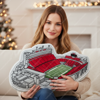 Carter-Finley Stadium Plush Pillow