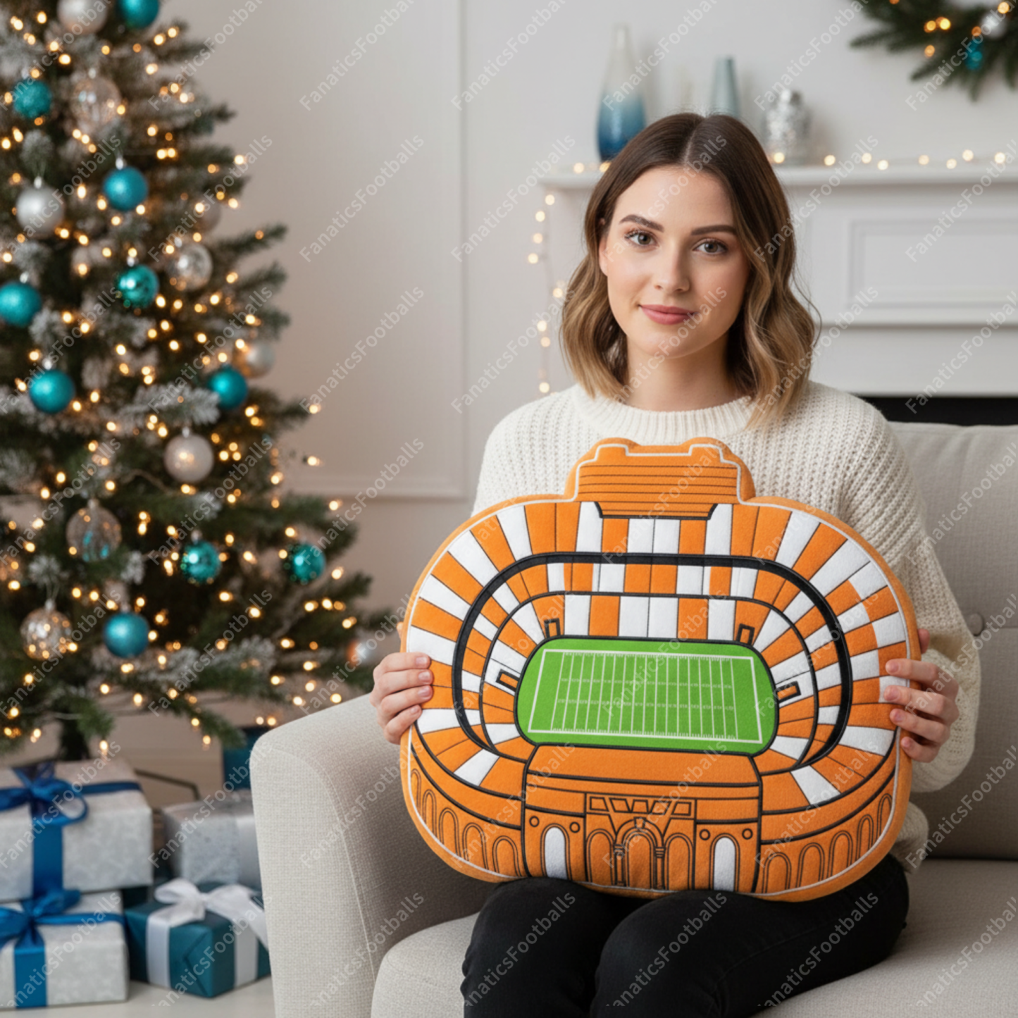Neyland Stadium Pillow