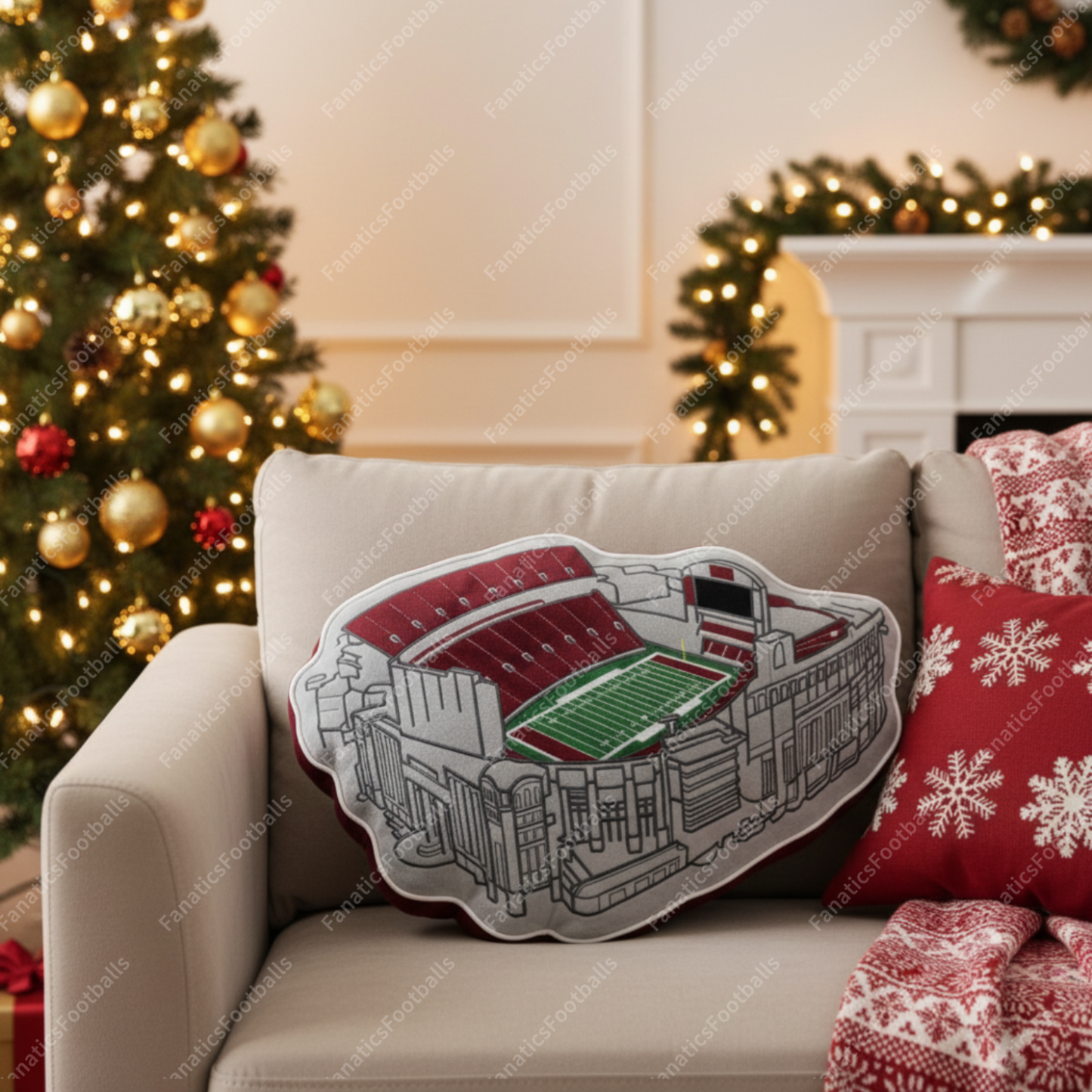 Davis-Wade Stadium Plush Pillow