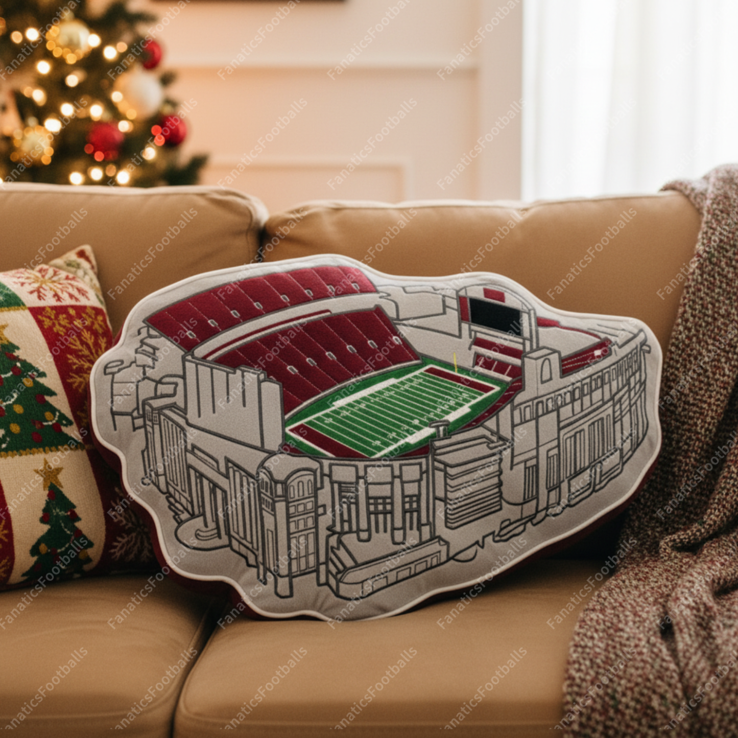 Davis-Wade Stadium Plush Pillow