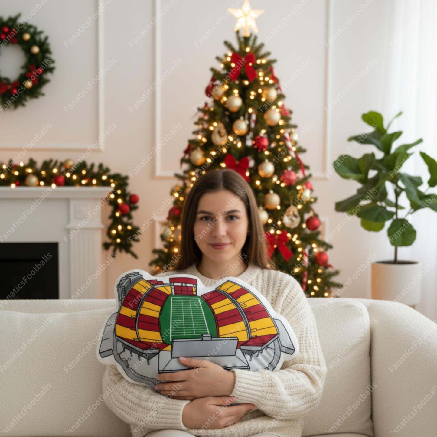 Jack Trice Stadium Pillow