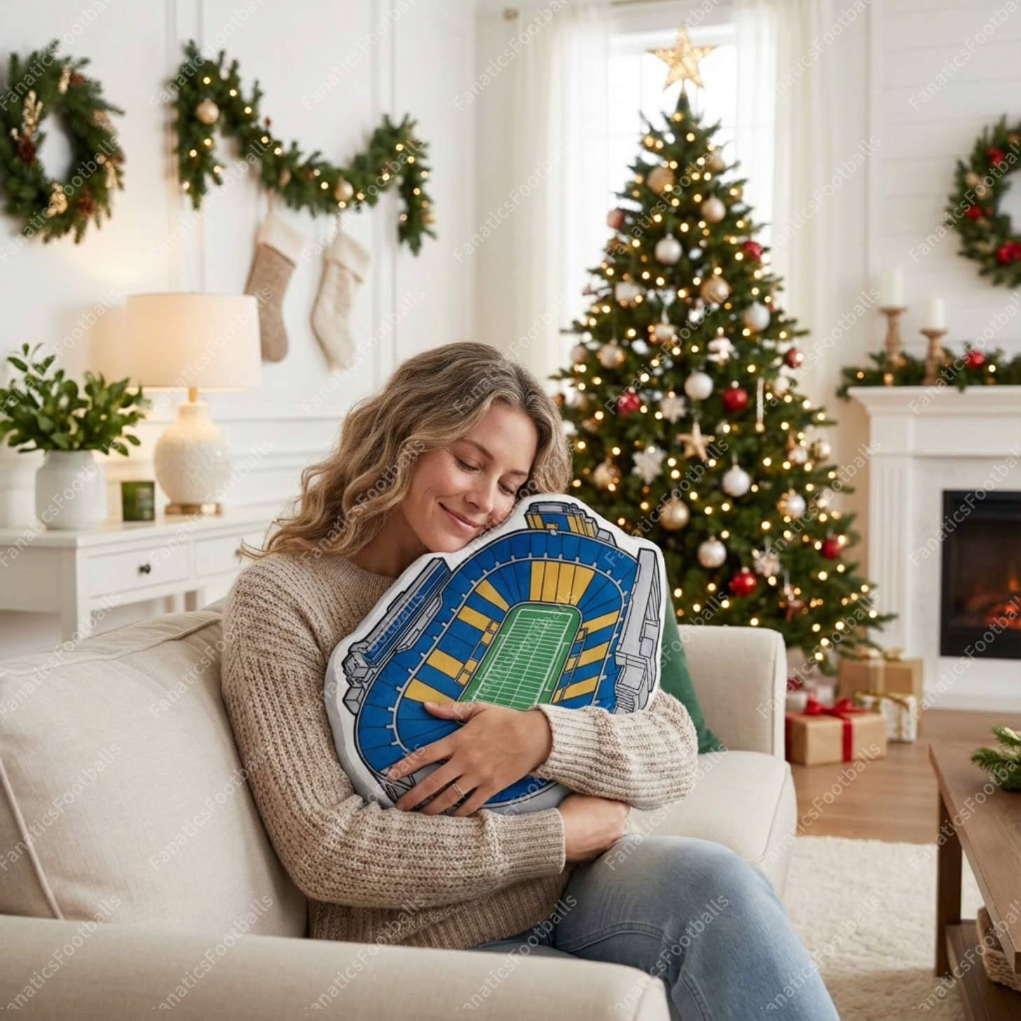 Notre Dame Stadium Pillow