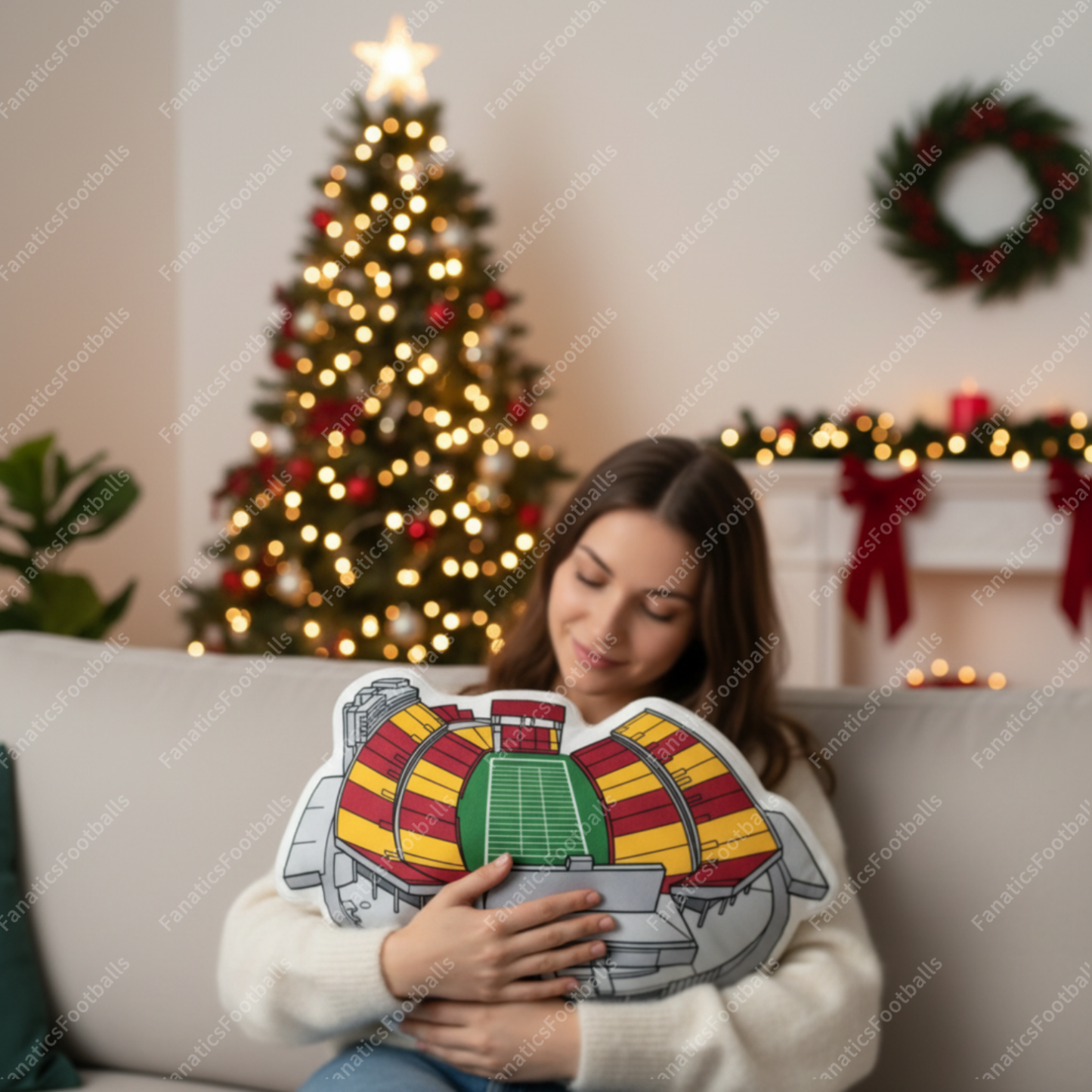 Jack Trice Stadium Pillow