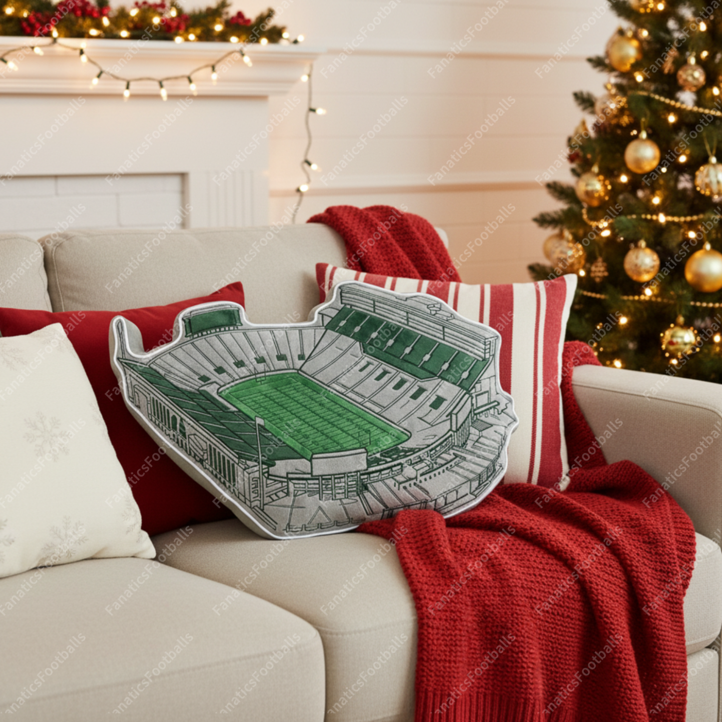 Spartan Stadium Plush Pillow