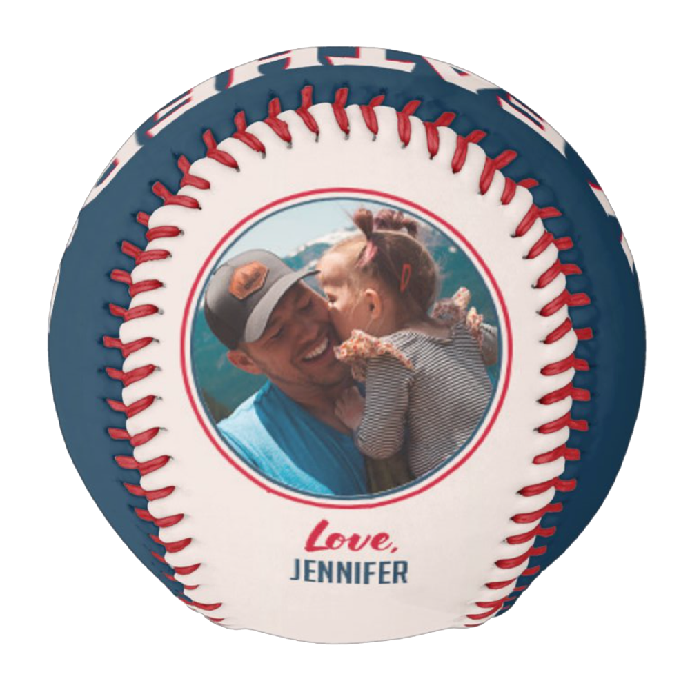 Custom Softball Fathers Day Gift - Retro