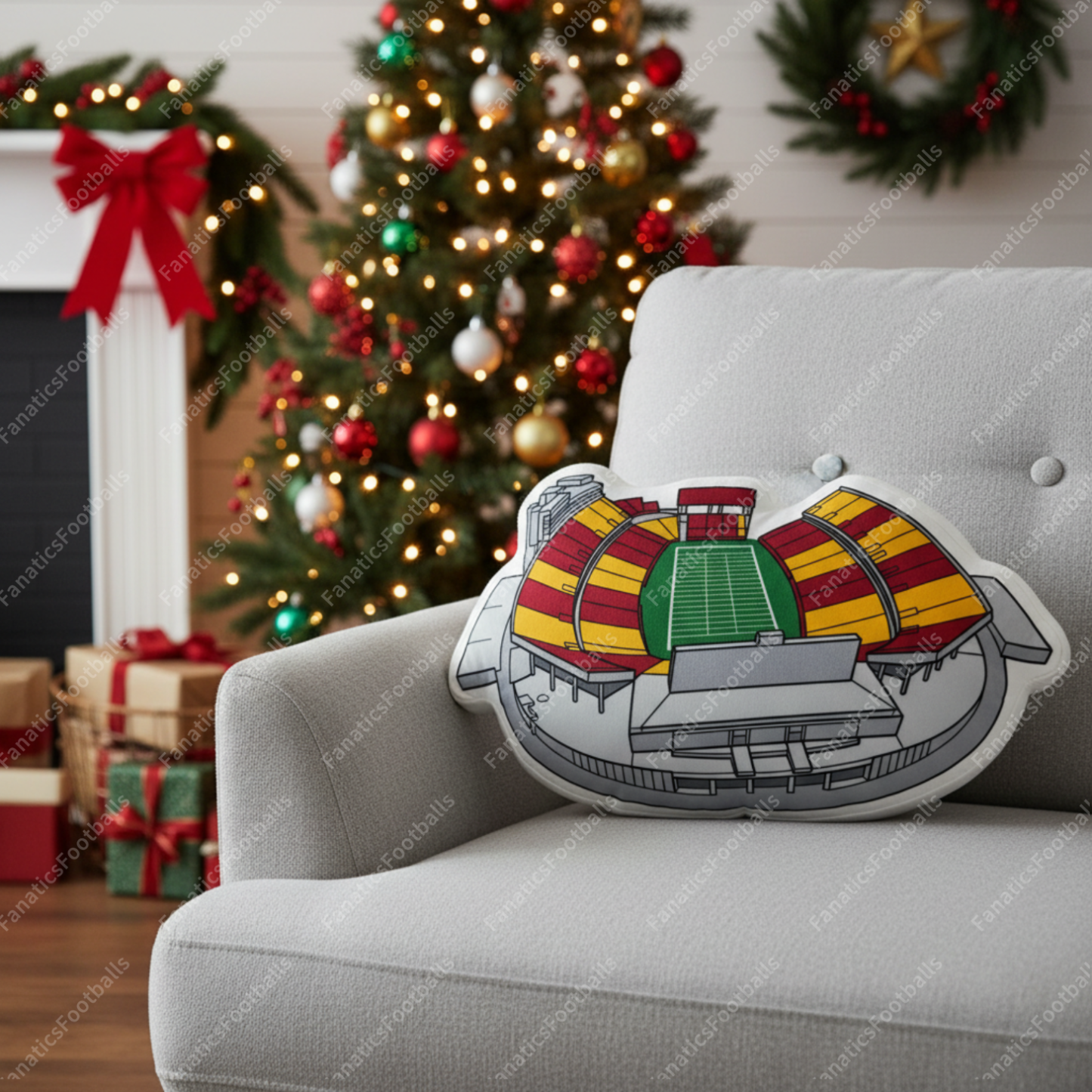 Jack Trice Stadium Pillow