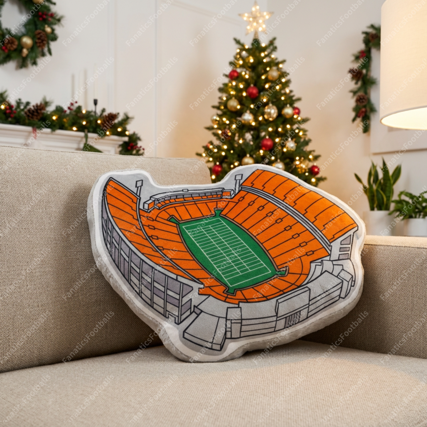 Memorial Stadium (Clemson) Pillow