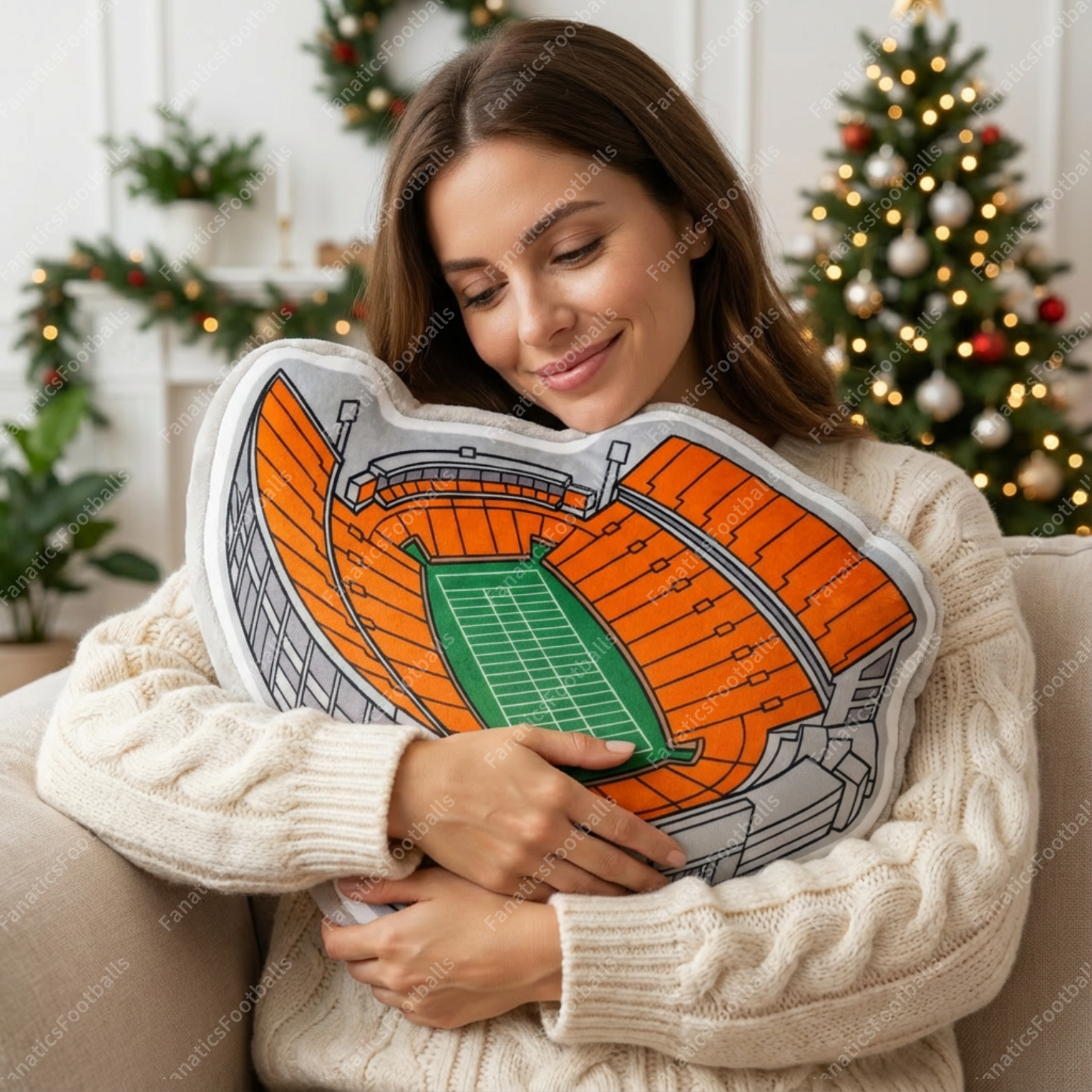 Memorial Stadium (Clemson) Pillow