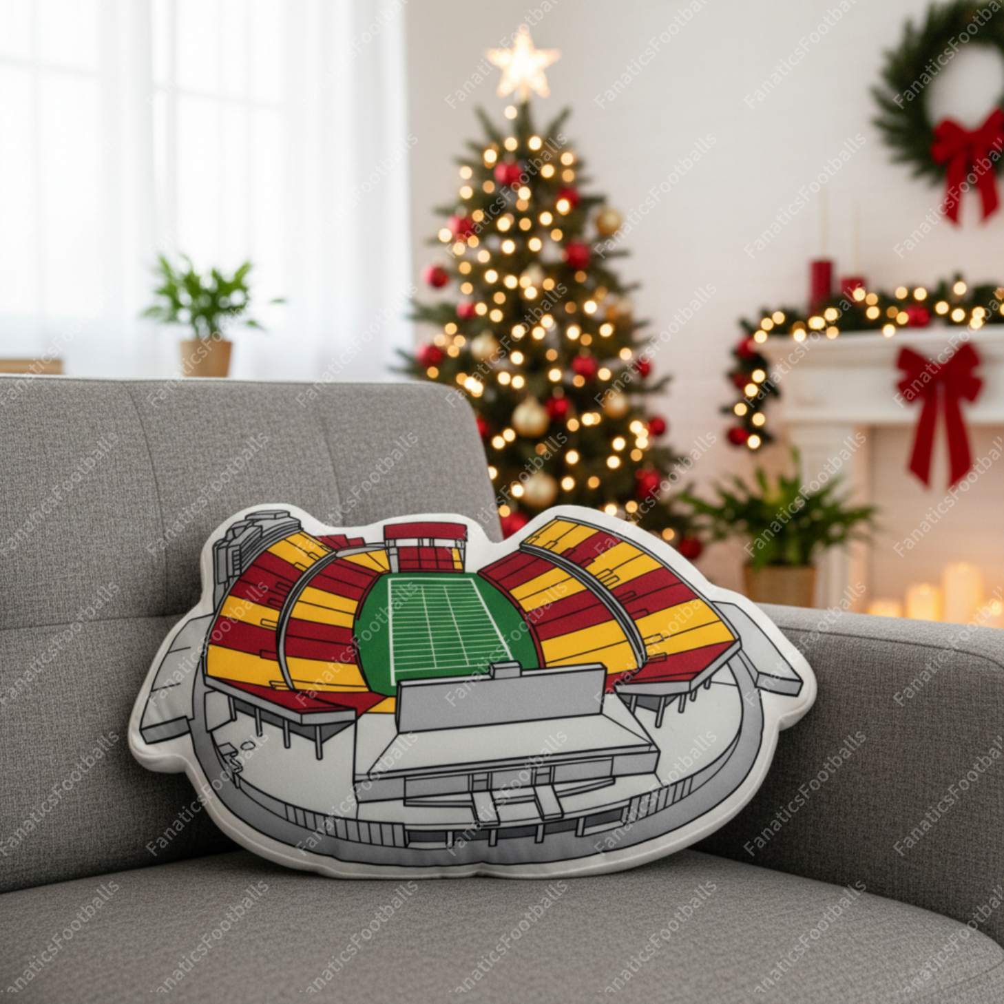 Jack Trice Stadium Pillow