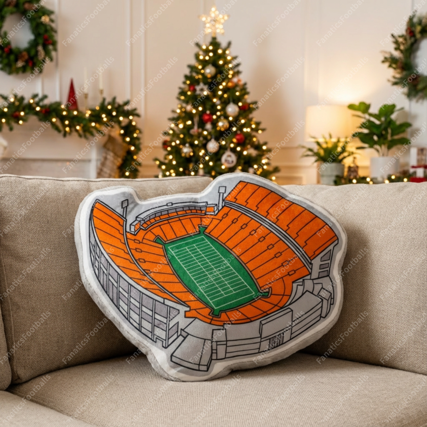 Memorial Stadium (Clemson) Pillow