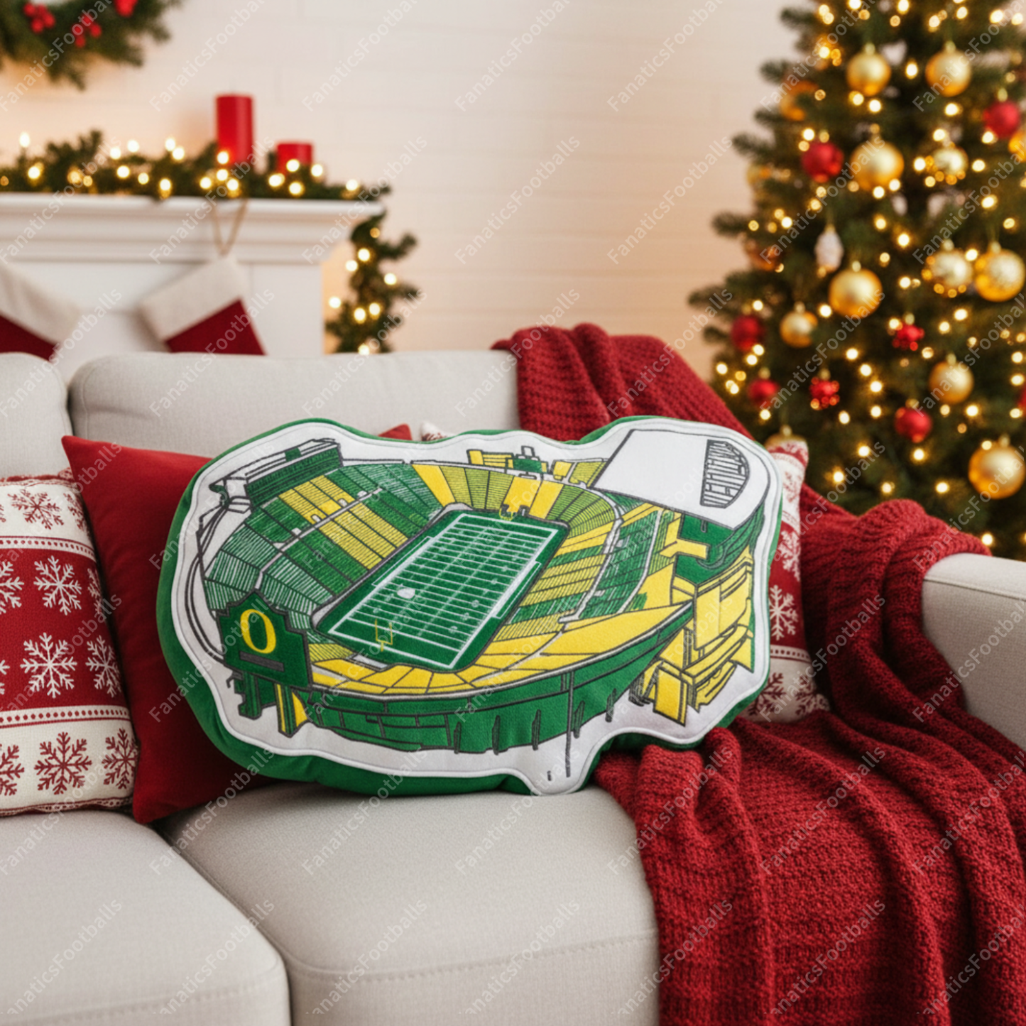 Autzen Stadium Plush Pillow