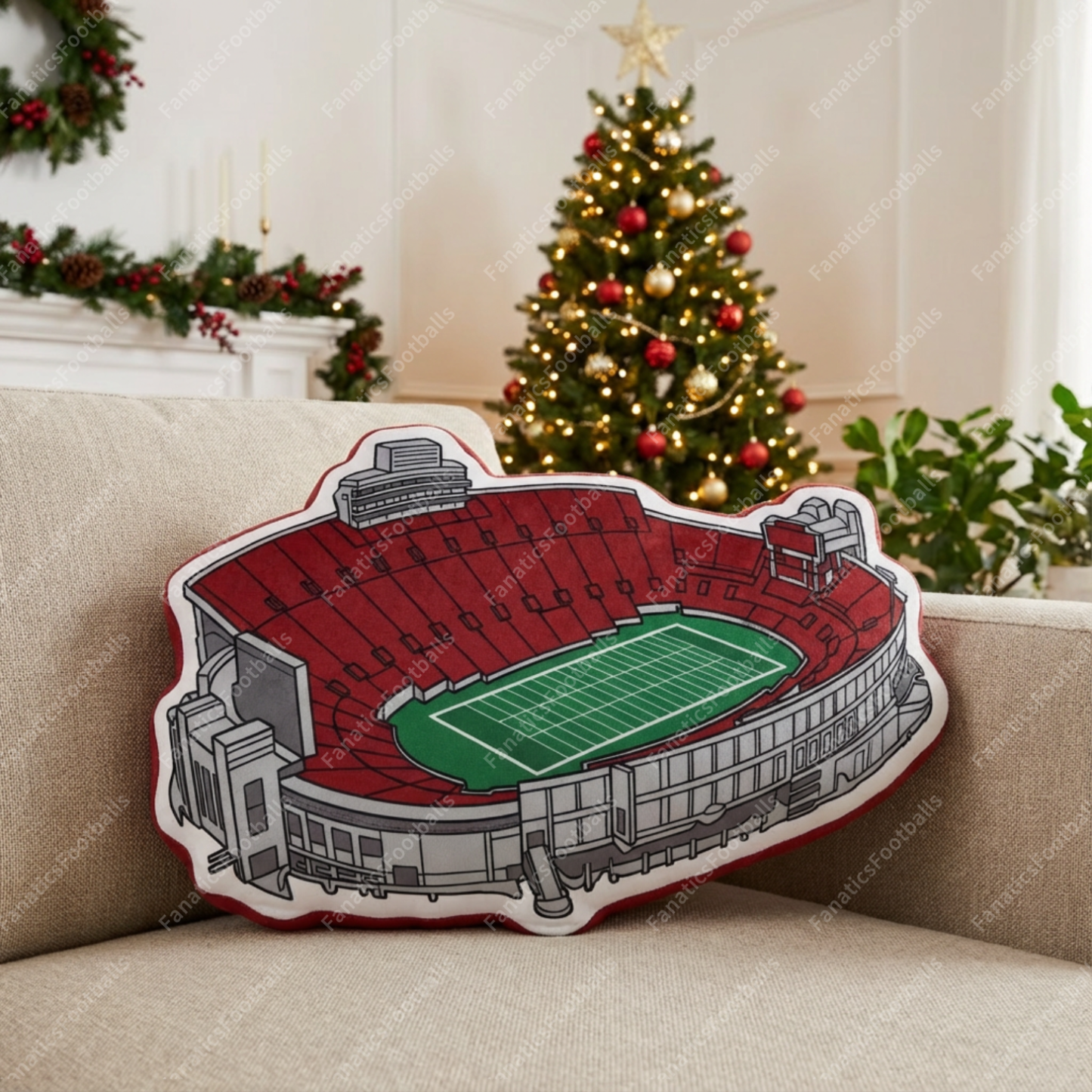 Memorial Stadium (Indiana) Pillow