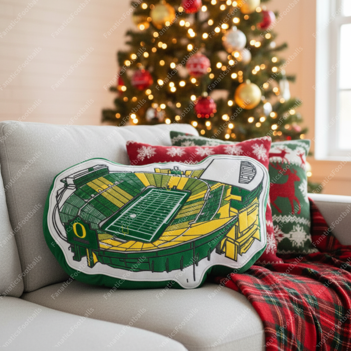 Autzen Stadium Plush Pillow