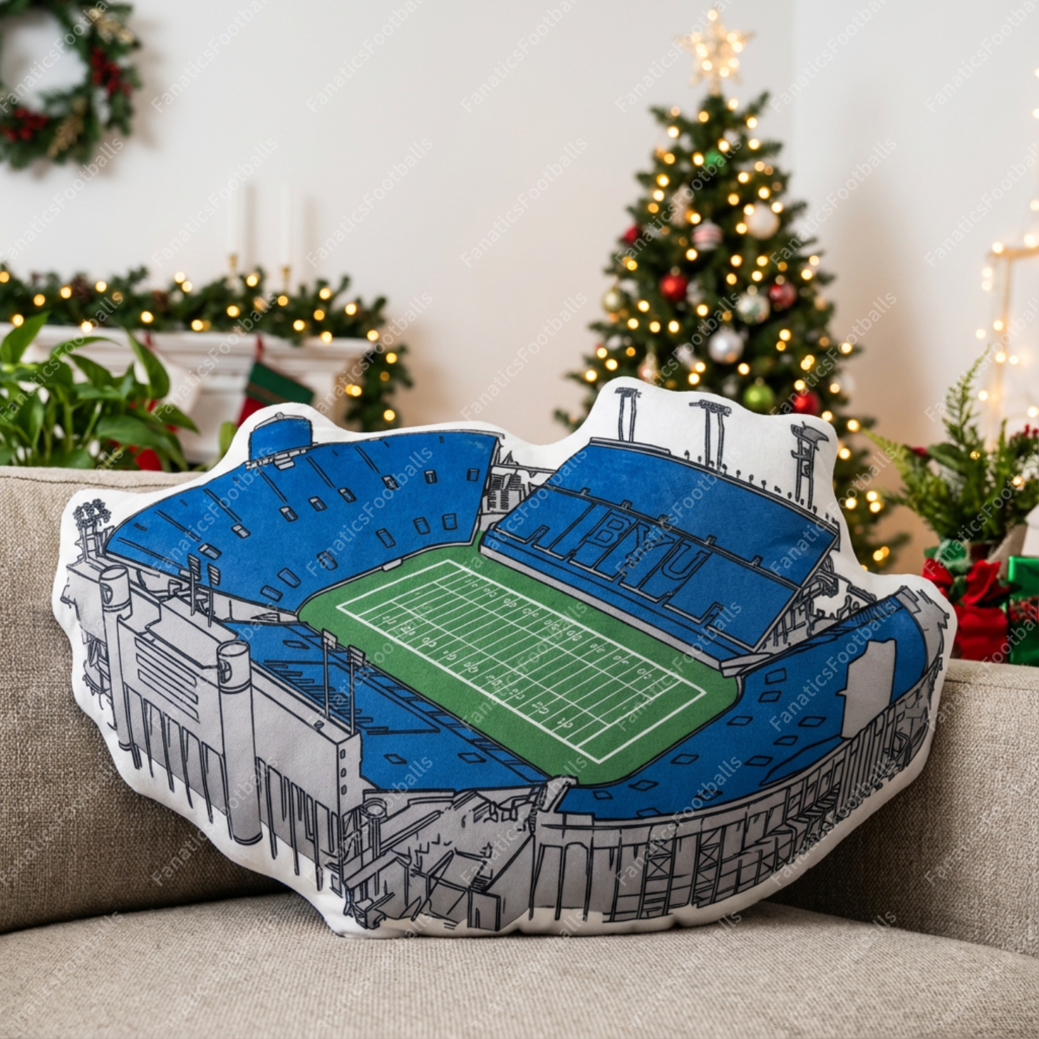 LaVell Edwards Stadium Pillow