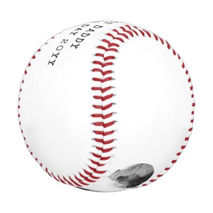 DAD Happy Fathers Day Photo Baseball