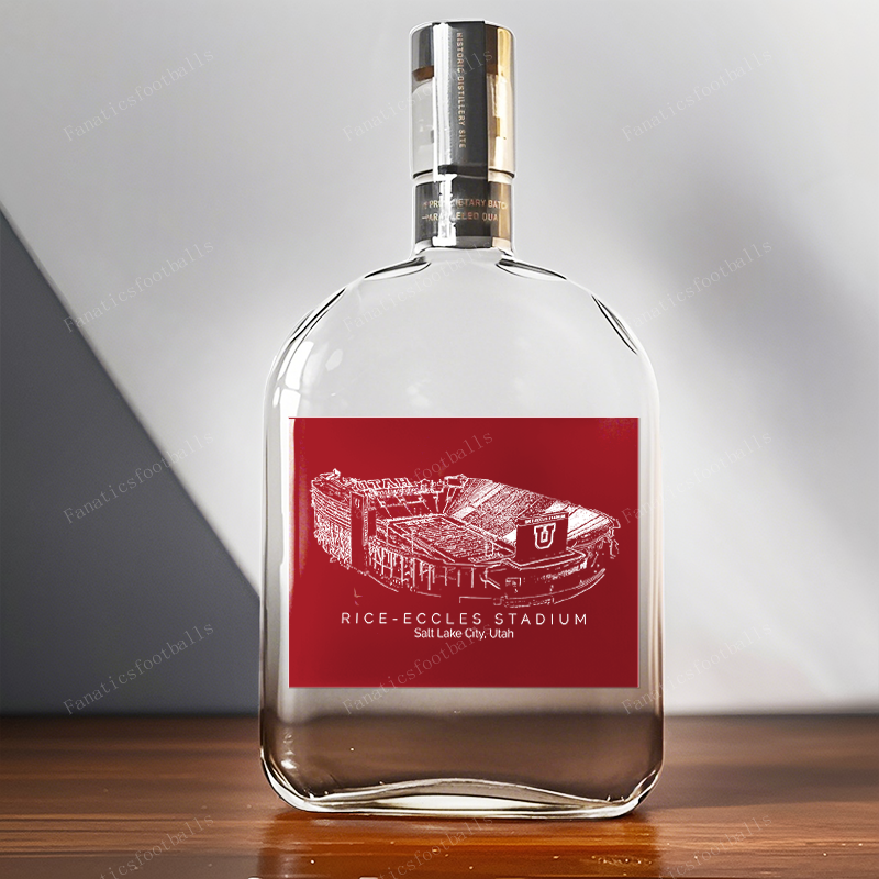 Rice-Eccles Stadium - Utah Utes Whiskey Bottles
