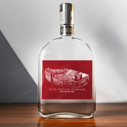 Rice-Eccles Stadium - Utah Utes Whiskey Bottles